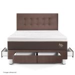 Dormitorio con cajones Royal Abrazzo Chocolate | 2 plazas