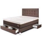 Dormitorio con cajones Royal Abrazzo Chocolate | 2 plazas